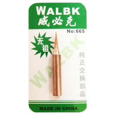 Жало паяльника медное WALBK №665 900M-T-I (прямое) Жало паяльника медное WALBK №665 900M-T-I (прямое)