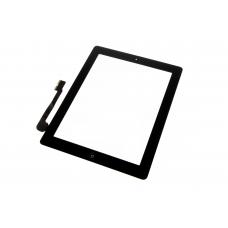 Сенсорное стекло,Тачскрин Apple Ipad 3/4 Black (AAA)