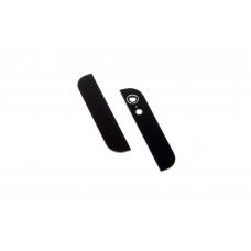 Корпусной часть (Корпус) Apple Iphone 5 Стекло на корпус в комплекте Black