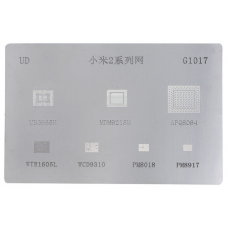 Трафарет BGA G1017 MBG965H / MDM9215M / APQ8064 / WTR1605L / WCD9310 / PM8018 / PM8917 Трафарет BGA G1017 MBG965H / MDM9215M / APQ8064 / WTR1605L / WCD9310 / PM8018 / PM8917