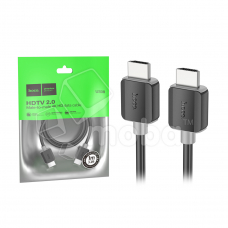 Кабель HDMI - HDMI Hoco US08 (ver 2.0, оплетка нейлон, 1 м) Черный Кабель HDMI - HDMI Hoco US08 (ver 2.0, оплетка нейлон, 1 м) Черный