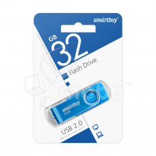 USB-флеш (USB 2.0) 32GB Smartbuy Twist Синий