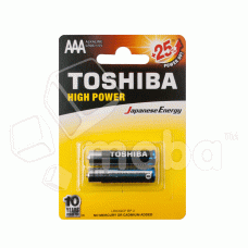 Батарейка AAA LR03 Toshiba Alkaline 1.5V (2 шт. в блистере)