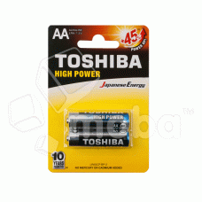 Батарейка AA LR6 Toshiba Alkaline 1.5V (2 шт. в блистере)