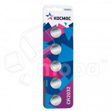 Батарейка CR2032 Космос Lithium 3V (5 шт. в блистере)