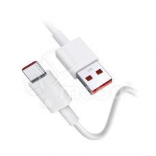 Кабель USB - Type-C для Xiaomi (6A, 120W, чип Turbo Charger) (тех.упак.) Белый - OR