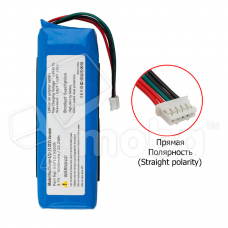 Аккумулятор для JBL Charge 2/Charge 2+/Charge 3 2015 (CS-JML310SL) (прямая полярность)