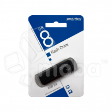 USB-флеш (USB 2.0) 8GB Smartbuy Clue Черный