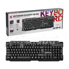 Клавиатура беспроводная Defender Element HB-195 RU Черный