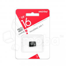 Карта памяти MicroSDHC 16GB Class 10 Smartbuy UHS-I без адаптера Карта памяти MicroSDHC 16GB Class 10 Smartbuy UHS-I без адаптера