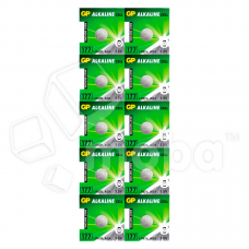 Батарейка 177/G4/LR626/LR66/377A GP Alkaline 1.5V (10 шт. в блистере) Батарейка 177/G4/LR626/LR66/377A GP Alkaline 1.5V (10 шт. в блистере)