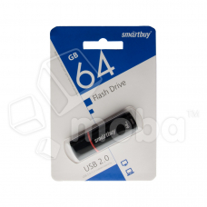USB-флеш (USB 2.0) 64GB Smartbuy Crown Черный